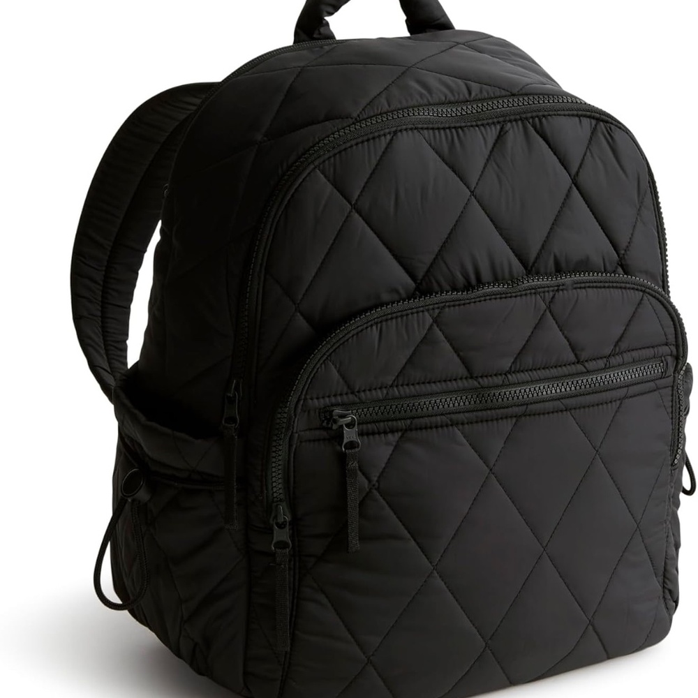 Vera Bradley Women's Featherweight Bancroft Backpack, Moonless Night Black